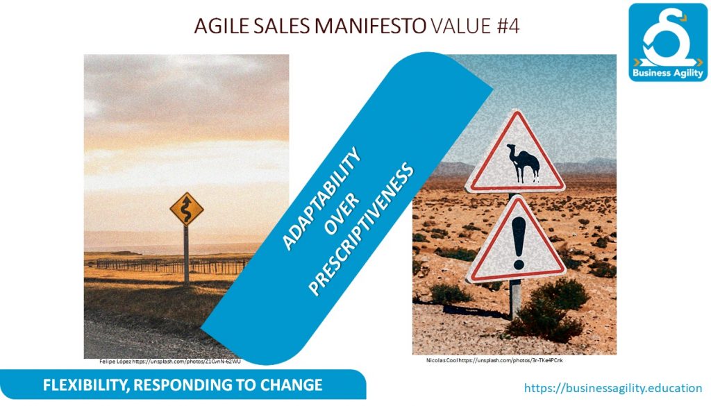 Agile Sales Manifesto Values 4
