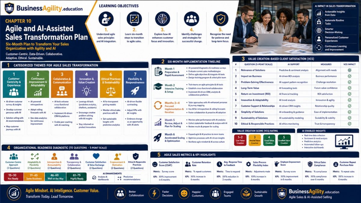 Chapter 10 - Agile and AI-Assisted Sales Transformation Plan