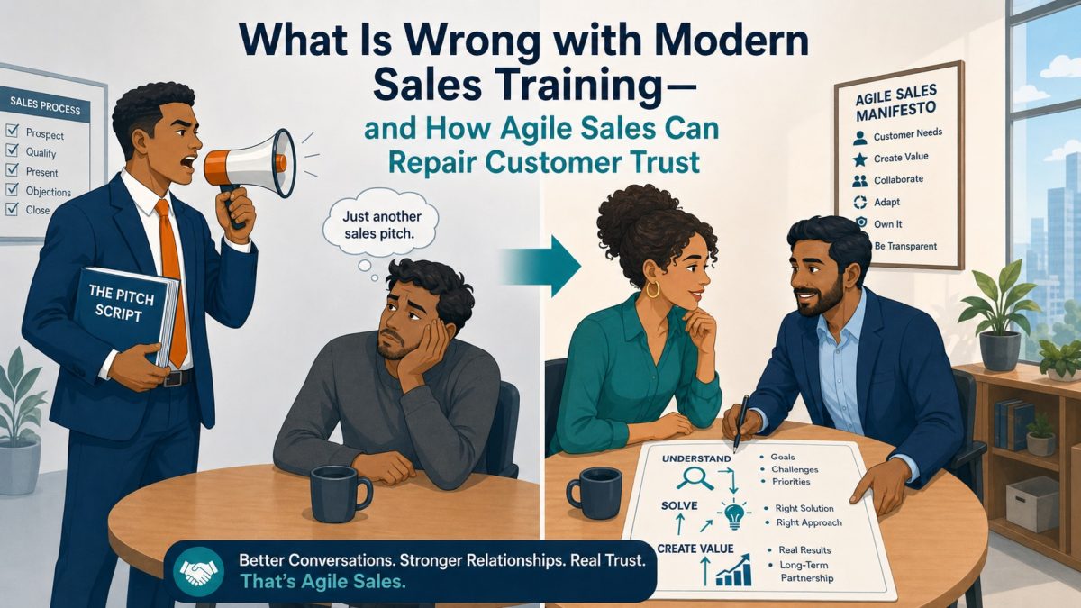 problem with modern sales training